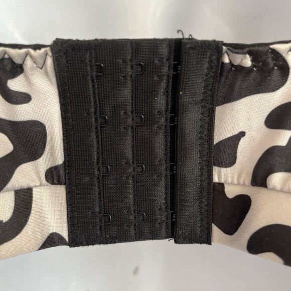 New Fantasy Lingerie Leopard Animal Bralette Bra Top S/M Sexy Mob Wife Gyaru - Picture 10 of 15